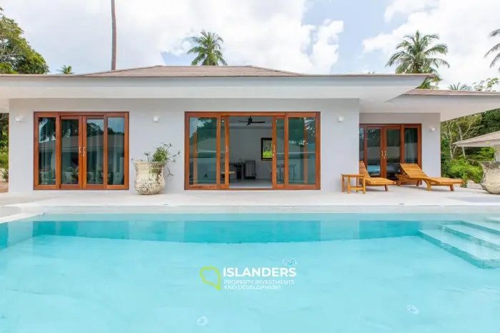 3 encantadoras villas de 2 dormitorios con piscina en el centro de Koh Phangan