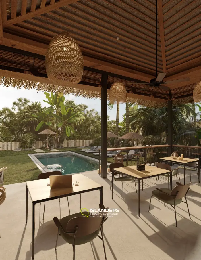 ¡Casas boutique de 1 dormitorio con jardín en Chaloklum!