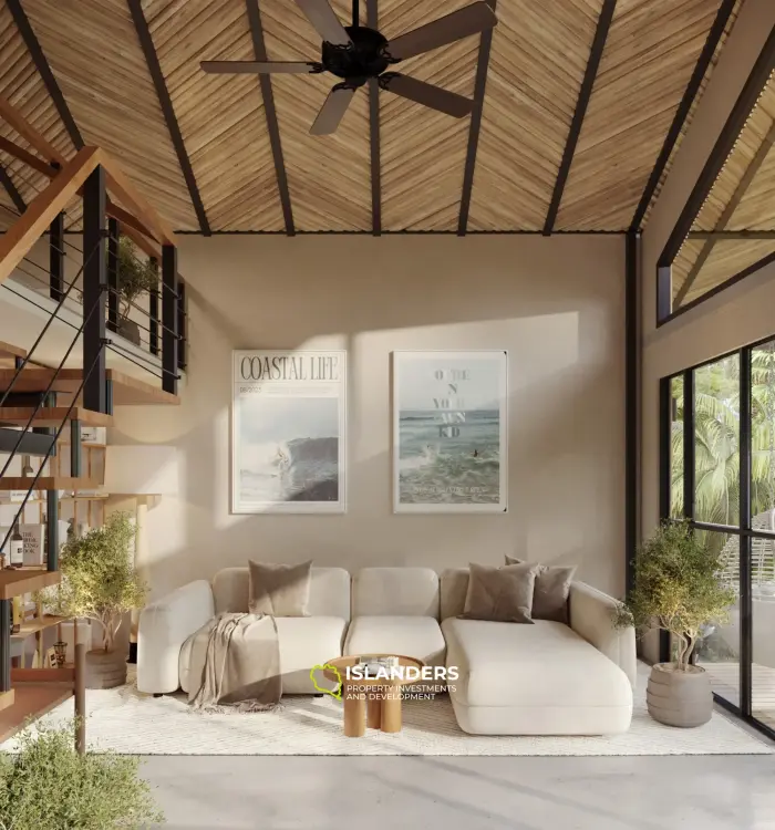 ¡Casas boutique de 1 dormitorio con jardín en Chaloklum!