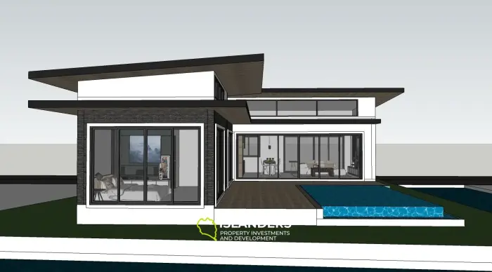 3 bedroom 3 toilet 1 living room  villa 190 square meter on Maenam