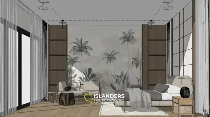 3 bedroom 3 toilet 1 living room  villa 190 square meter on Maenam