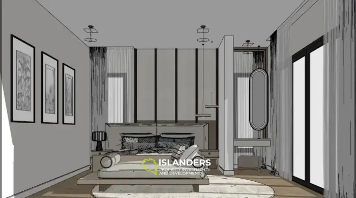 3 bedroom 3 toilet 1 living room  villa 190 square meter on Maenam