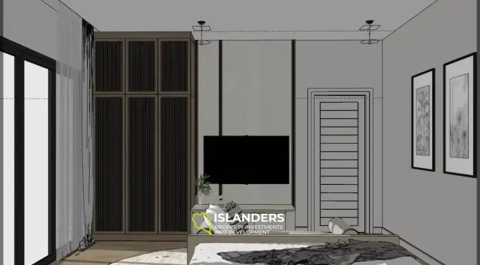 3 bedroom 3 toilet 1 living room  villa 190 square meter on Maenam
