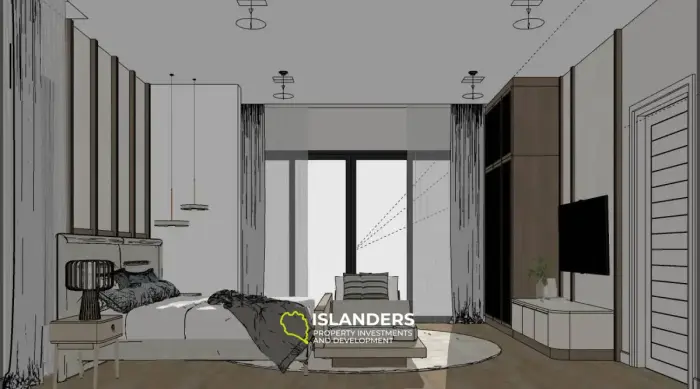 3 bedroom 3 toilet 1 living room  villa 190 square meter on Maenam