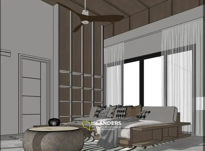 3 bedroom 3 toilet 1 living room  villa 190 square meter on Maenam