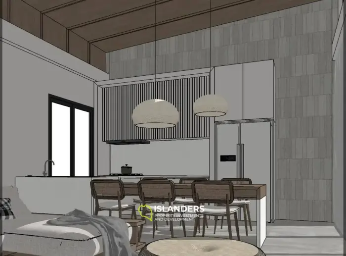 3 bedroom 3 toilet 1 living room  villa 190 square meter on Maenam