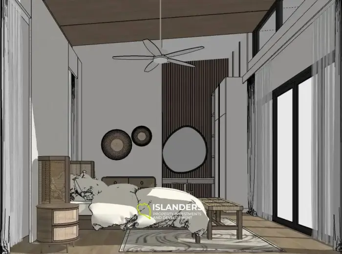 3 bedroom 3 toilet 1 living room  villa 190 square meter on Maenam