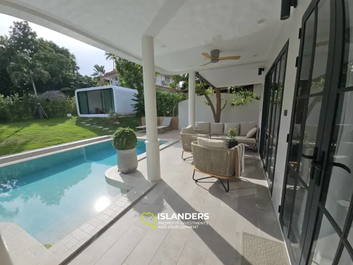 Brand-new 3+1 beds Private Pool Villa in prime Thongson Bay
