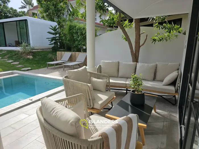 Brand-new 3+1 beds Private Pool Villa in prime Thongson Bay