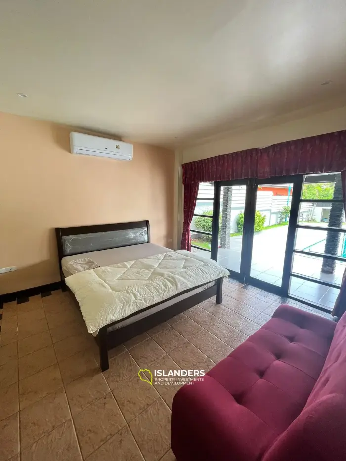 4 bedroom pool villa with the large plot