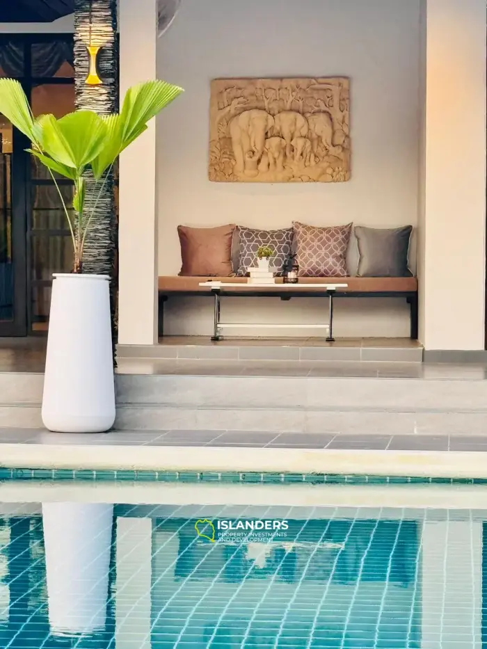 4 bedroom pool villa with the large plot