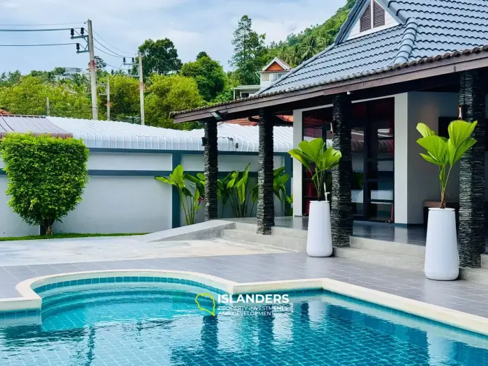 4 bedroom pool villa with the large plot