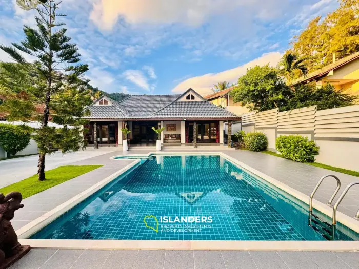 4 bedroom pool villa with the large plot