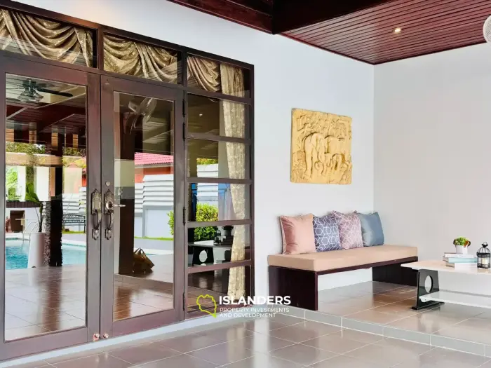 4 bedroom pool villa with the large plot