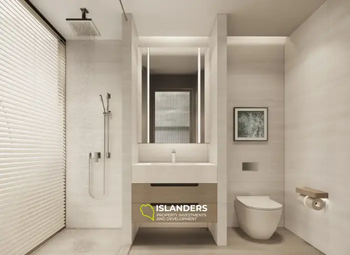 Appartement avec vue sur la mer dans un complexe résidentiel en bord de mer (projet sur plan)