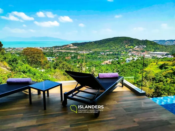 Voir la villa avec piscine de 3 chambres