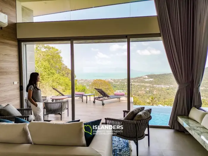 Voir la villa avec piscine de 3 chambres