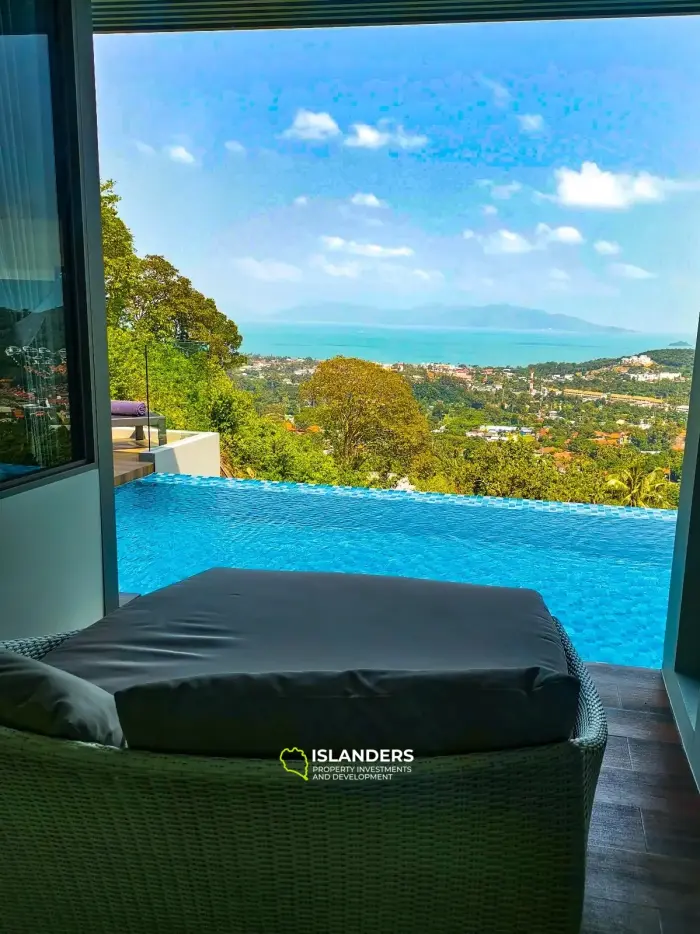Voir la villa avec piscine de 3 chambres