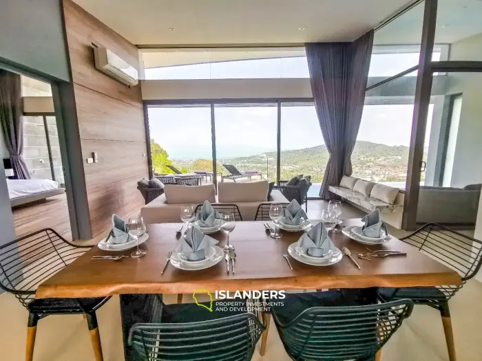 Voir la villa avec piscine de 3 chambres