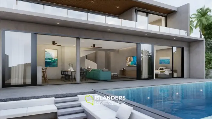 Poolvilla 3 Schlafzimmer mit Meerblick