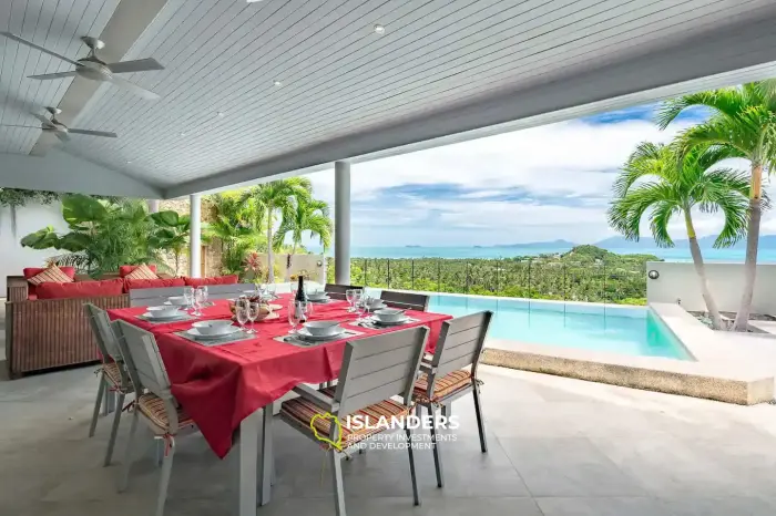 Villa avec piscine de 4 chambres et vue sur la mer
