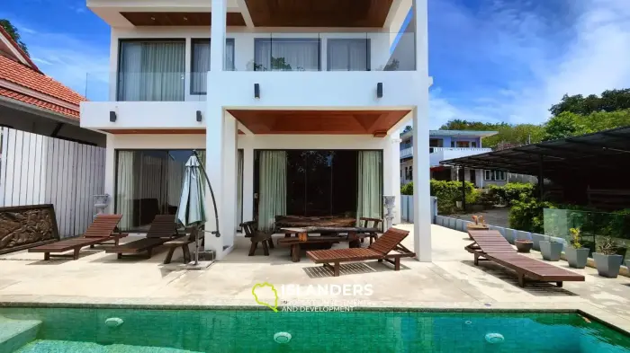 3 bedroom pool villa with garden