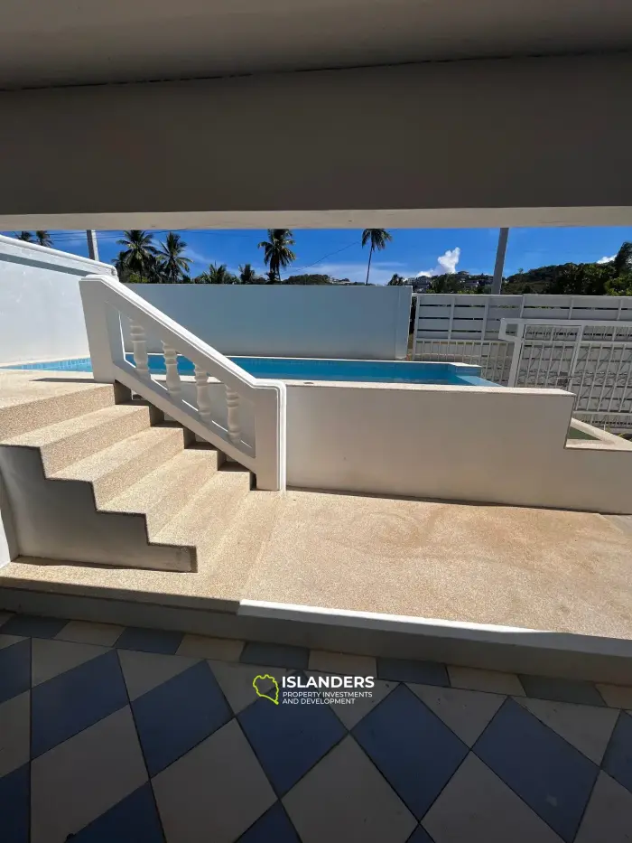 2 bedroom pool villa with a picturesque view