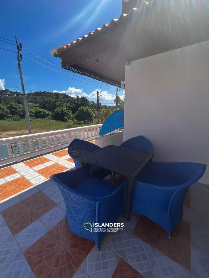 2 bedroom pool villa with a picturesque view