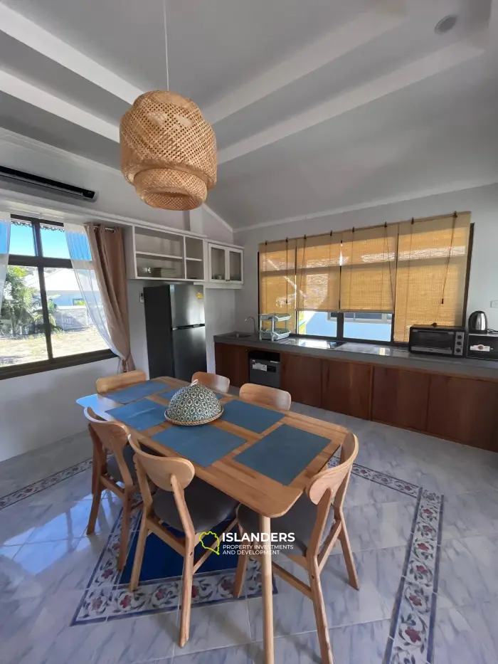 2 bedroom pool villa with a picturesque view