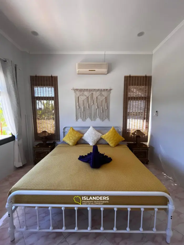 2 bedroom pool villa with a picturesque view