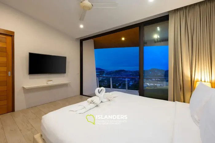 Panoramic pool villa 4 bedrooms in a good area