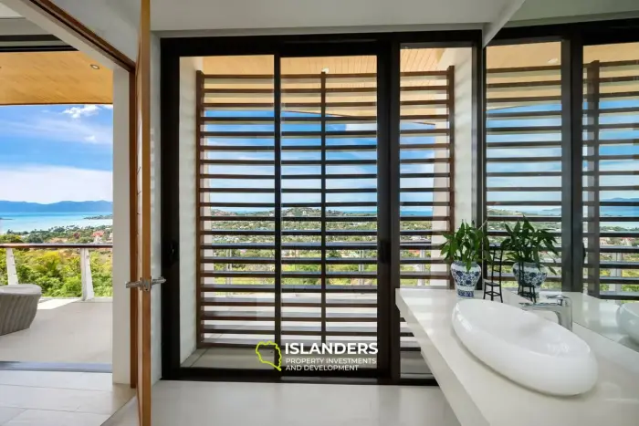 Panoramic pool villa 4 bedrooms in a good area