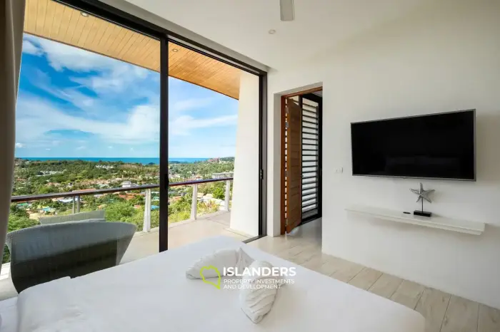 Panoramic pool villa 4 bedrooms in a good area