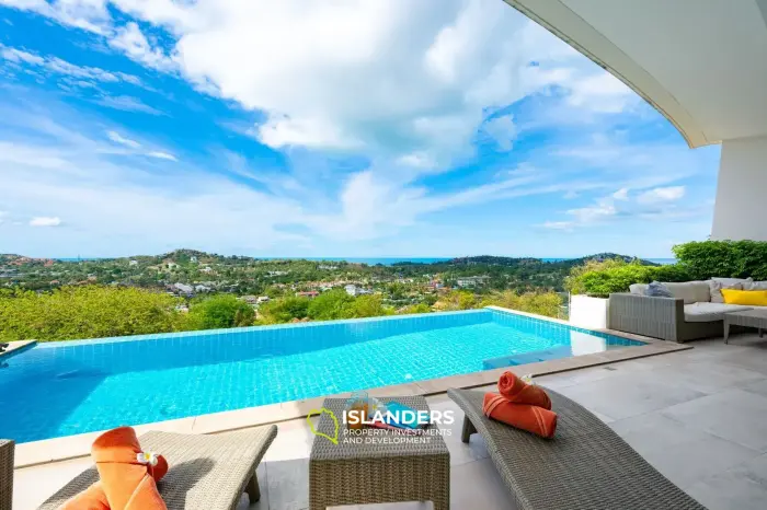 Panoramic pool villa 4 bedrooms in a good area