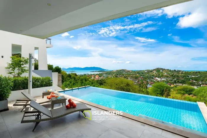 Panoramic pool villa 4 bedrooms in a good area