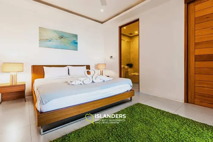 Panoramic pool villa 4 bedrooms in a good area