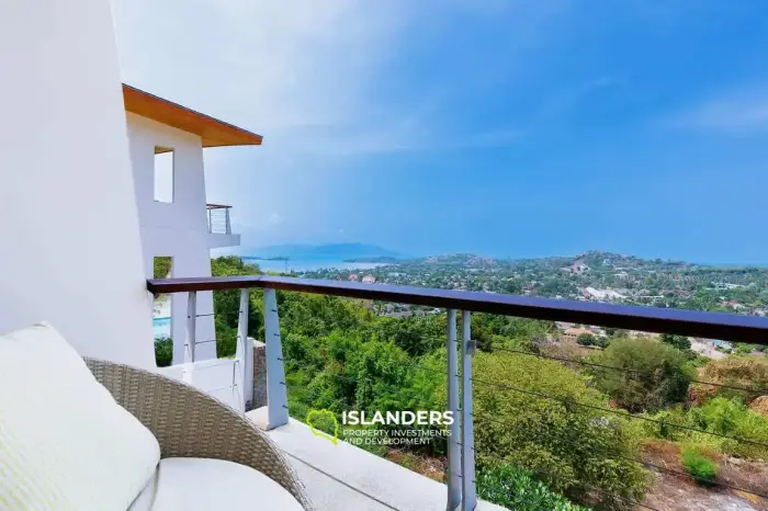 Panoramic pool villa 4 bedrooms in a good area