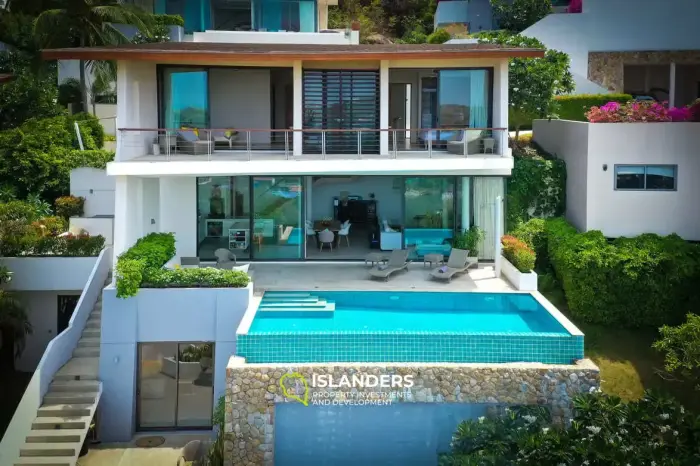 Panoramic pool villa 4 bedrooms in a good area