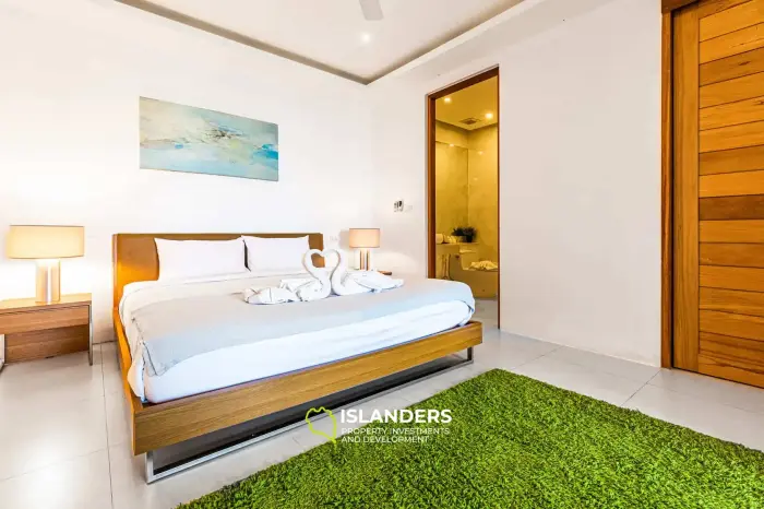 Panoramic pool villa 4 bedrooms in a good area