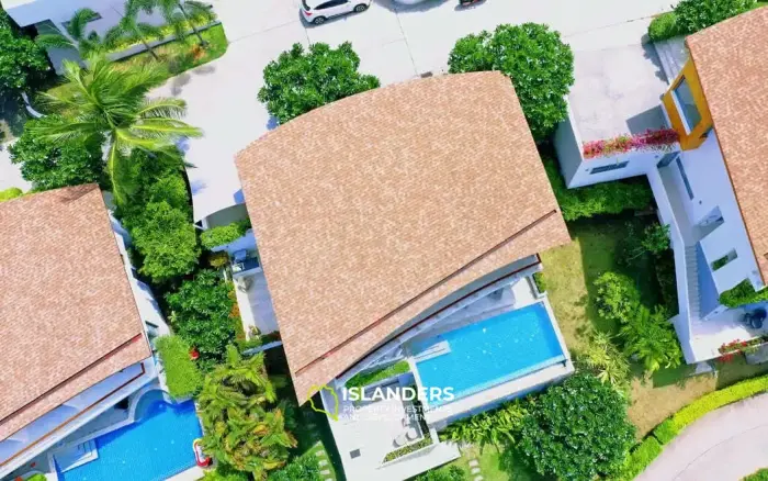 Panoramic pool villa 4 bedrooms in a good area
