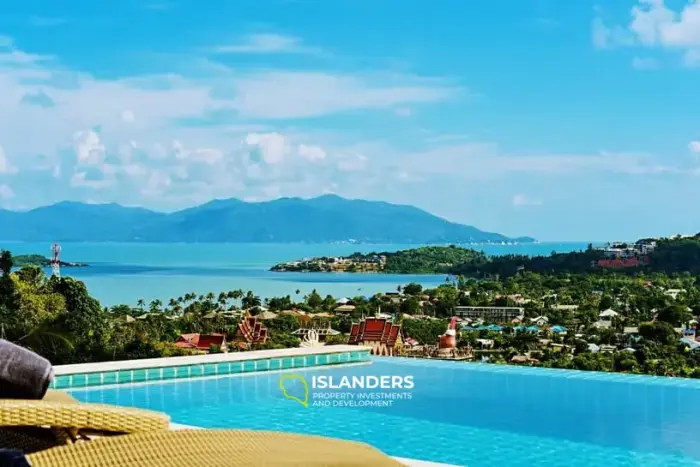 Panoramic pool villa 4 bedrooms in a good area