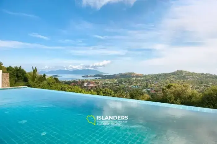 Panoramic pool villa 4 bedrooms in a good area