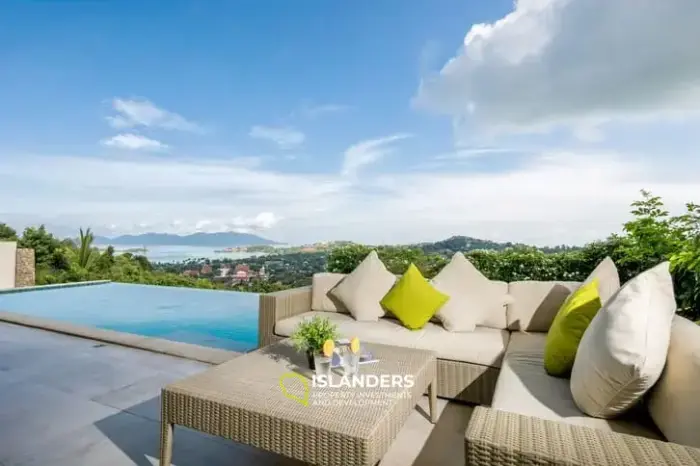 Panoramic pool villa 4 bedrooms in a good area