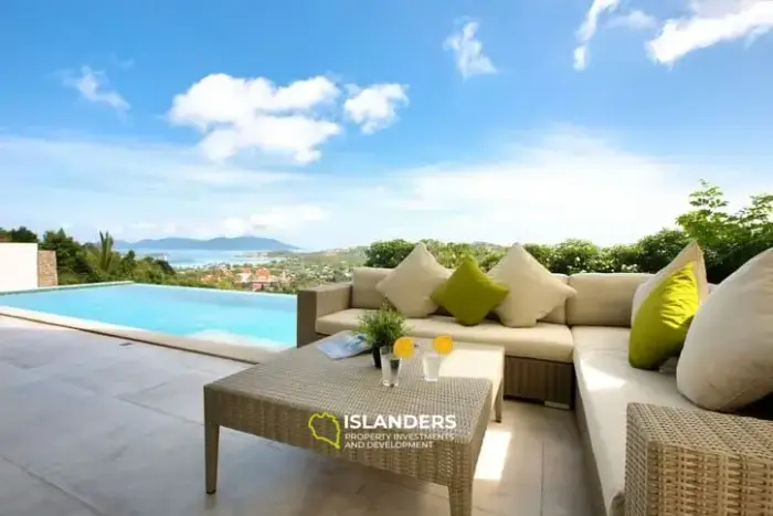 Panoramic pool villa 4 bedrooms in a good area