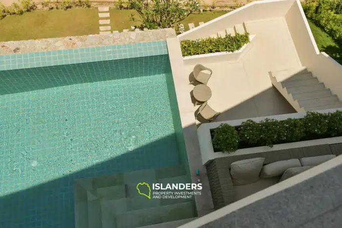 Panoramic pool villa 4 bedrooms in a good area