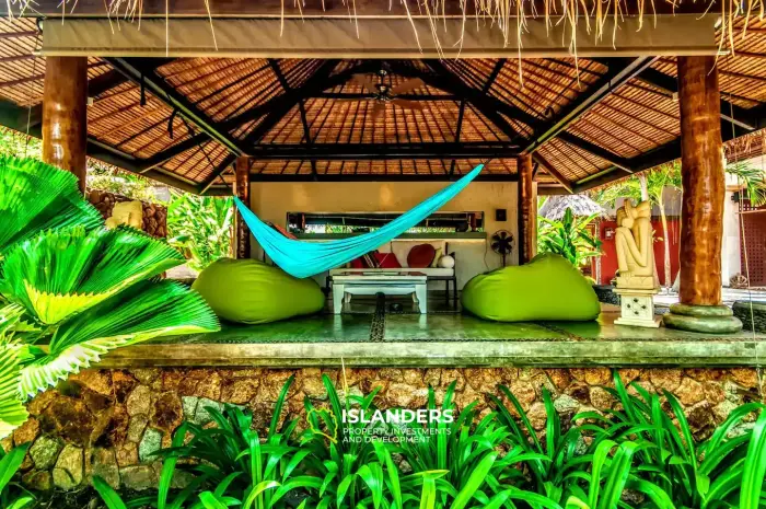 Villa avec piscine et 3 chambres de style balinais