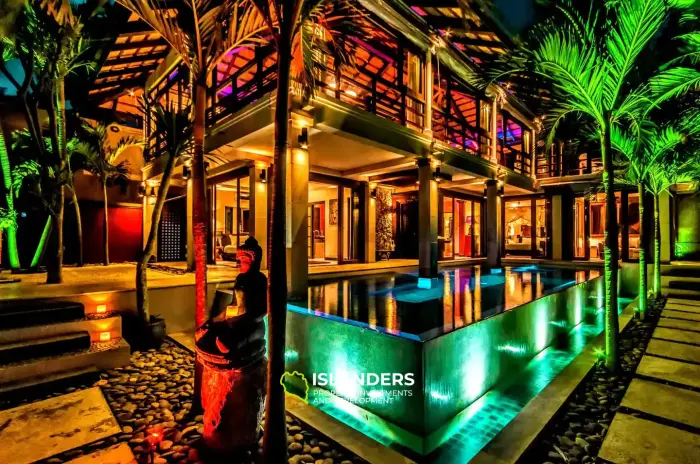 Villa avec piscine et 3 chambres de style balinais