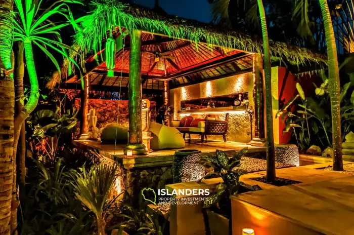 Villa avec piscine et 3 chambres de style balinais