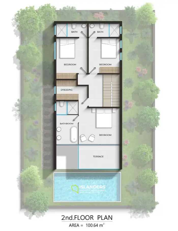Beach deluxe villa 5 bedrooms