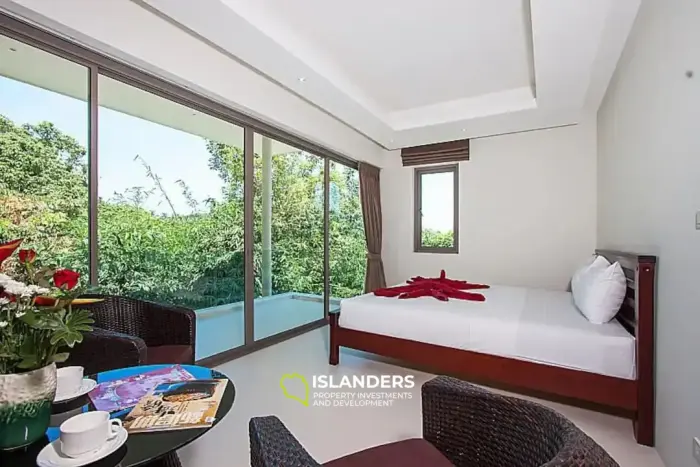 Maisonette-Villa mit Pool und 2 Schlafzimmern